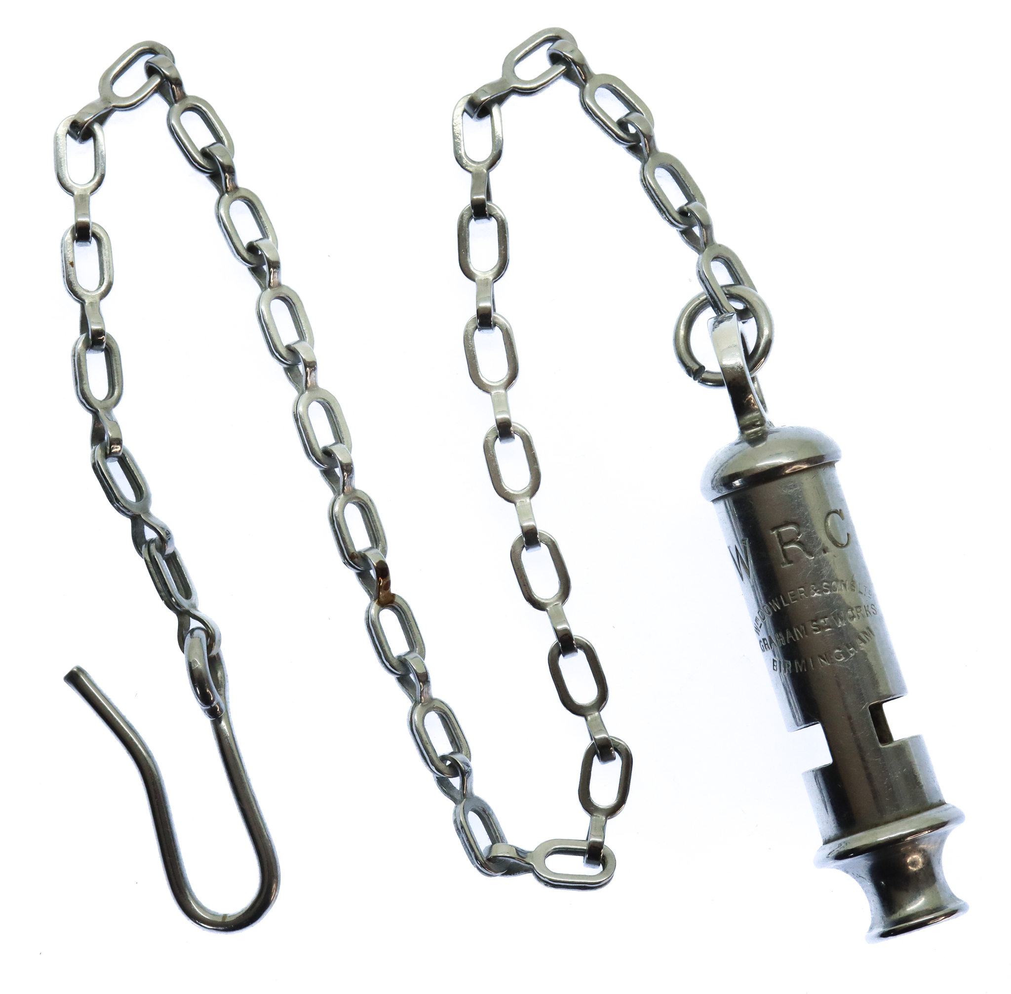 West Riding Constabulary Police Whistle & Chain