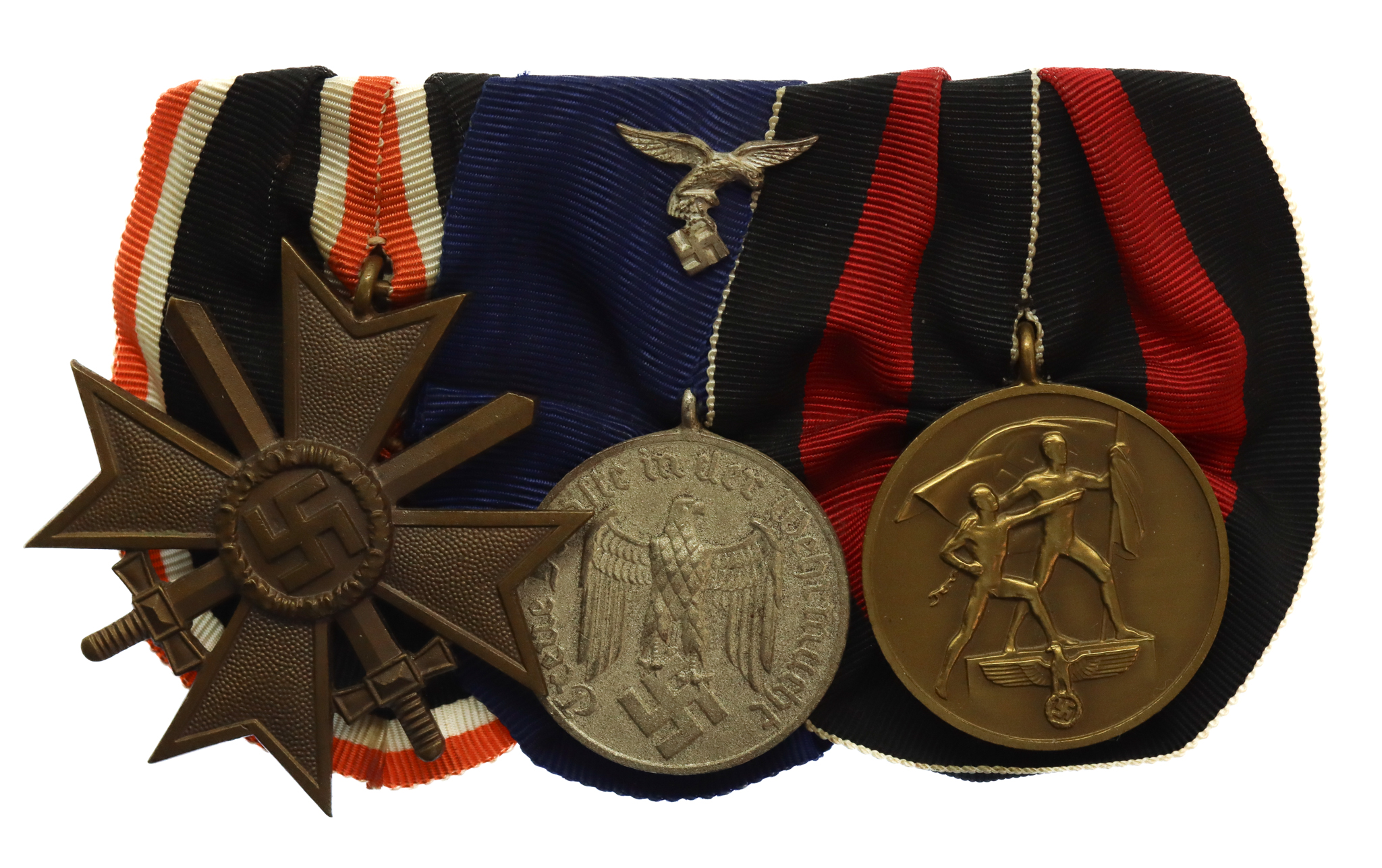 WW2 German Third Reich Luftwaffe Medal Group of Three
