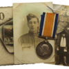 WW1 British War Medal - Pte. S.M. Downs, 7th Bn. Cameron Highlanders - K.I.A. 27/3/18