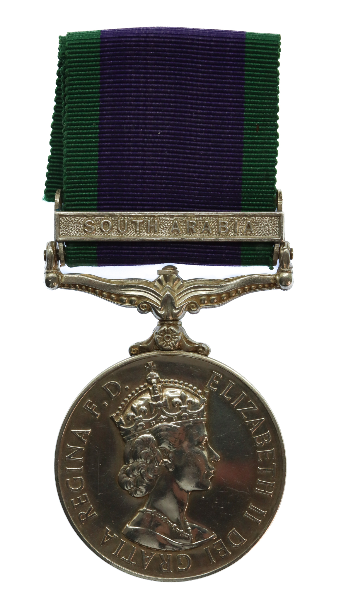 Campaign Service Medal (Clasp - South Arabia) Pte. D.G. Moore, Lancashire Regiment (Prince of Wales's Volunteers)