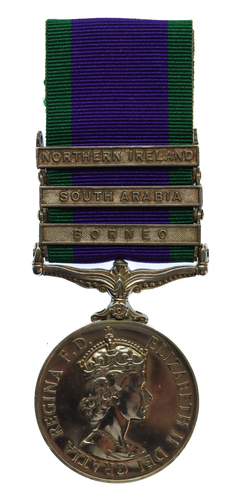 Campaign Service Medal (3 Clasps - Borneo, South Arabia, Northern Ireland) - Pte. R. Scott, Argyll & Sutherland Highlanders