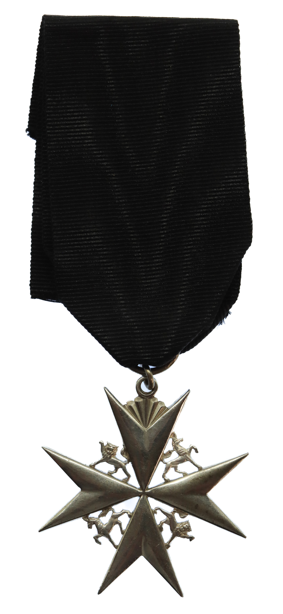 Order of St. John Serving Brother Hallmarked Silver Breast Badge