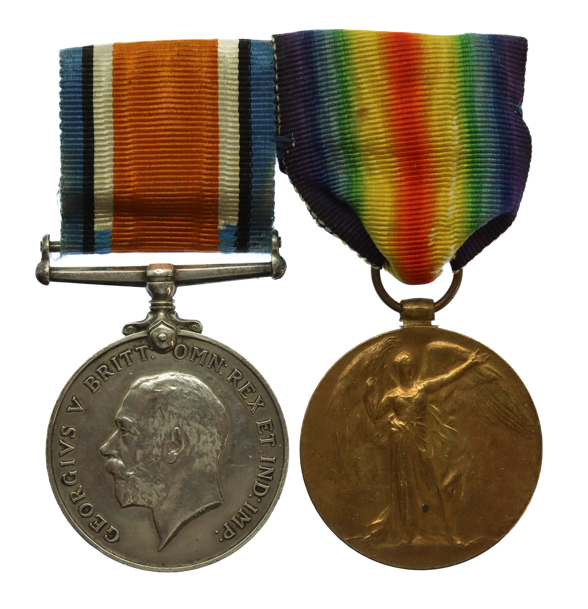 WW1 British War & Victory Medal Pair - Sub Lieutenant R.T. Lewis, Royal Naval Volunteer Reserve