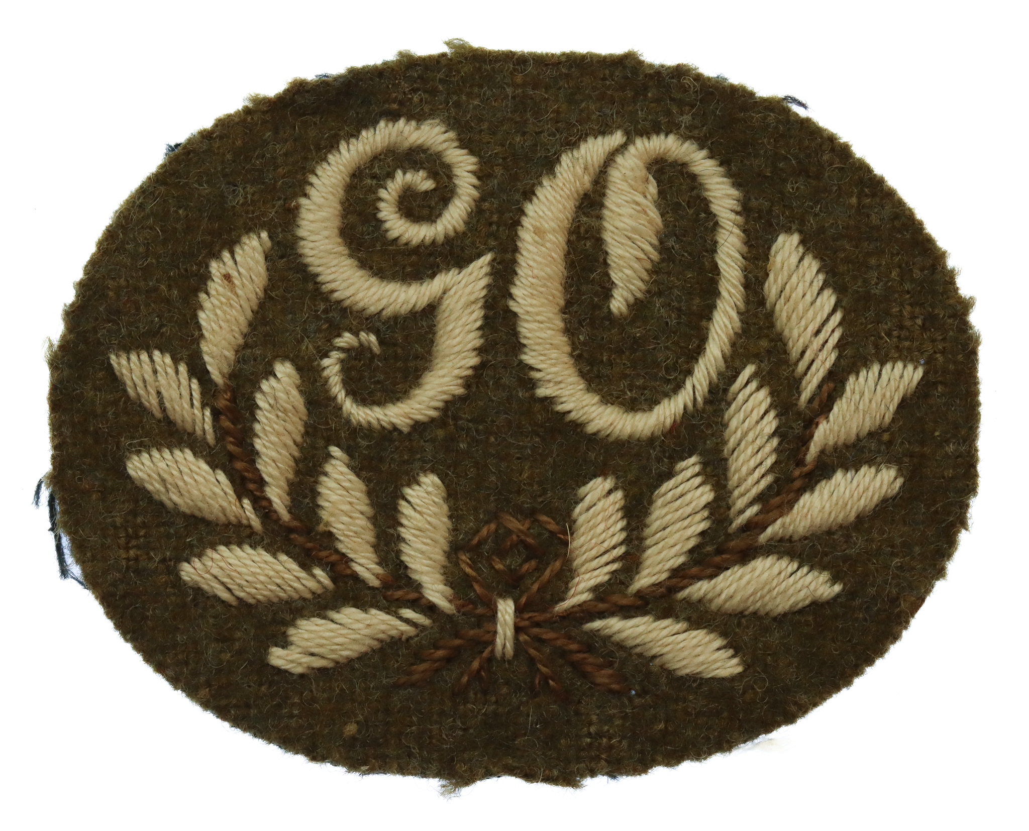 British Army Gunner Operator (GO) Royal Tank Regiment Cloth Proficiency Arm Badge