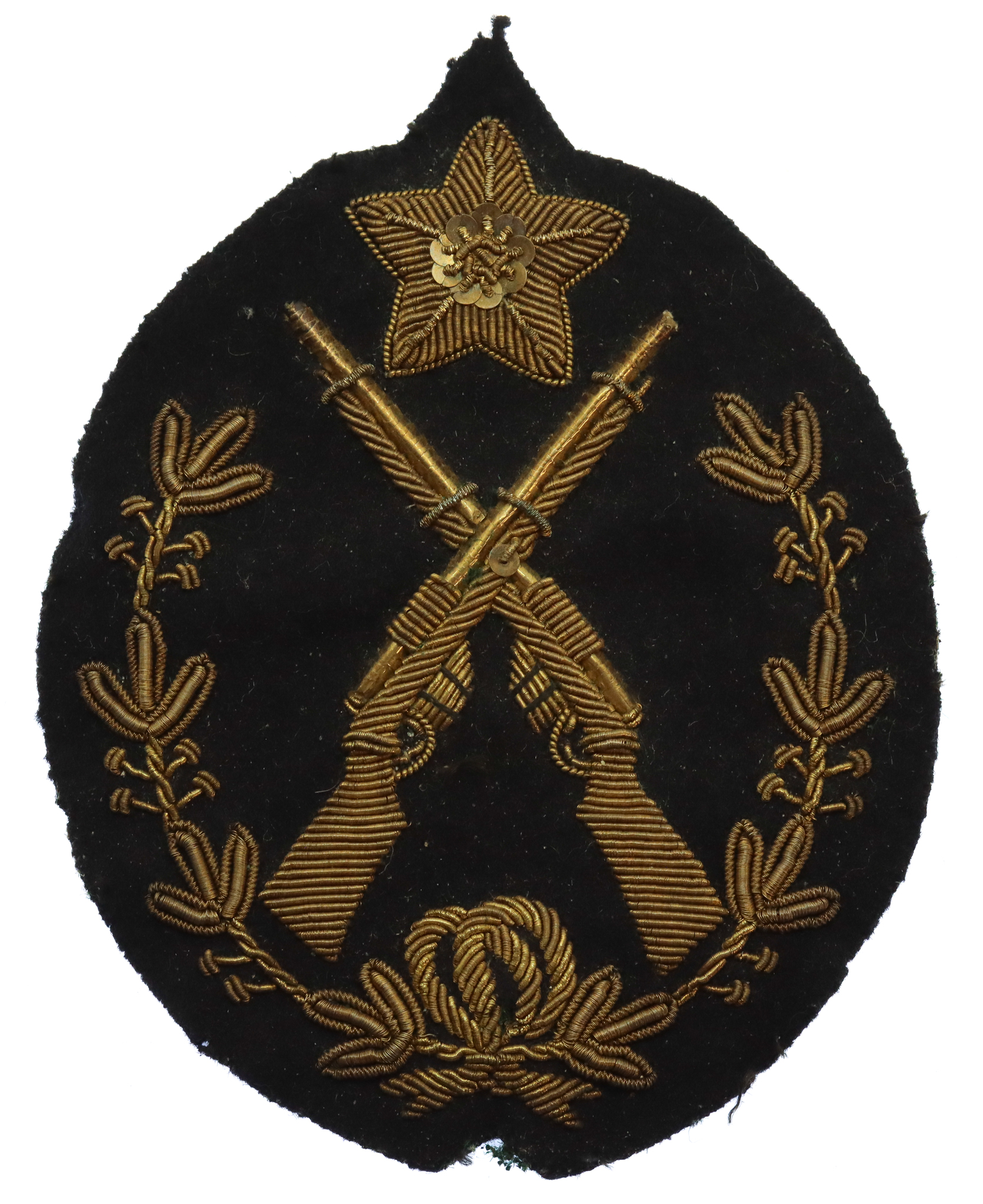 British Army Shooting Prize Bullion Arm Badge for Best Shot in Regiment/Battalion