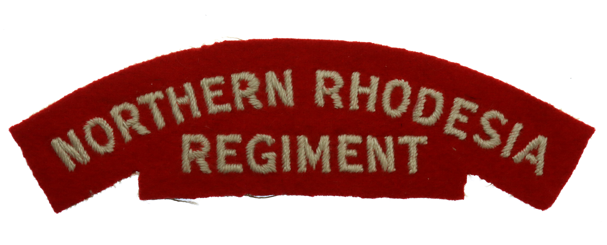 Northern Rhodesia Regiment Cloth Shoulder Title