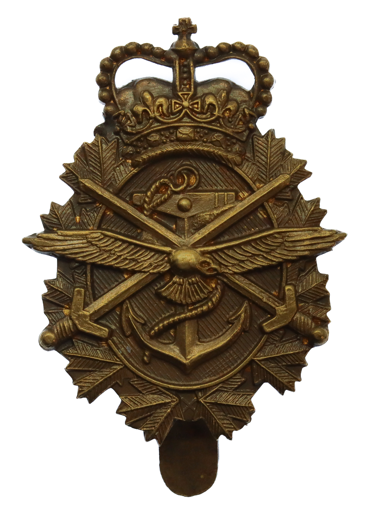 Canadian Armed Forces Cap Badge - Queen's Crown
