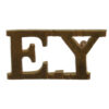 Essex Yeomanry (E.Y.) Shoulder Title - Small Pattern