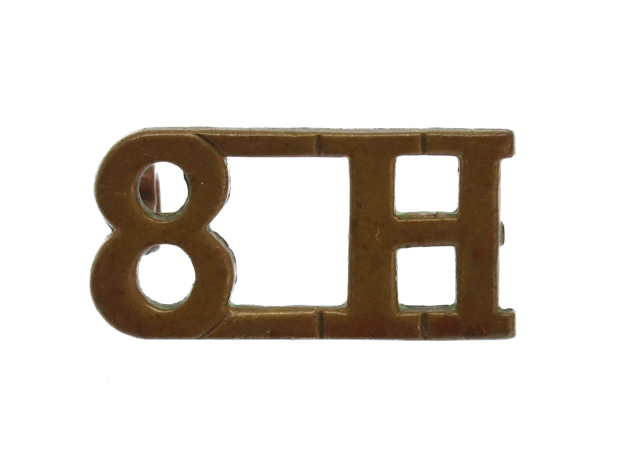 8th King's Royal Irish Hussars (8H) Shoulder Title