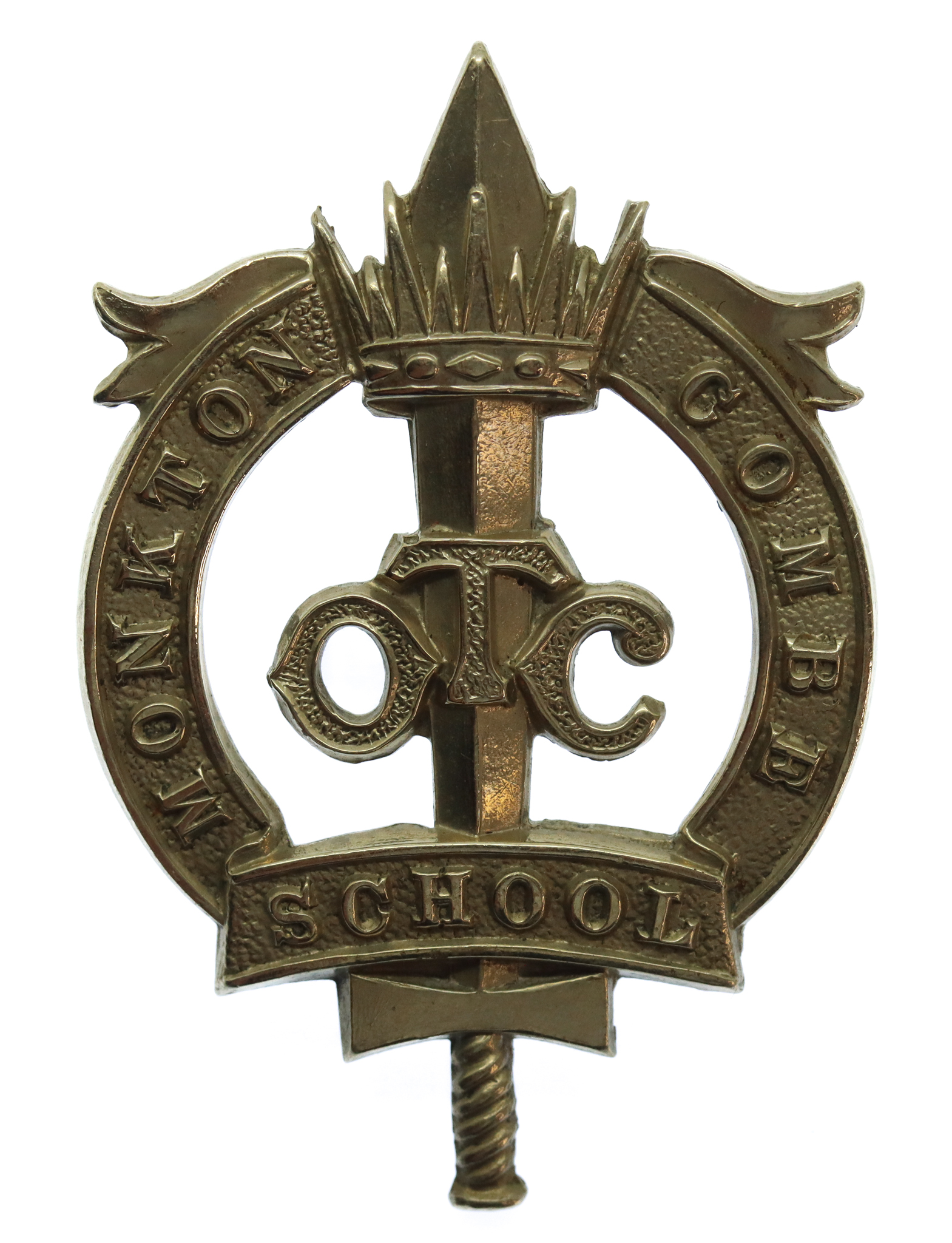 Monkton Combe School O.T.C. Cap Badge