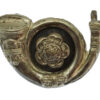 King's Own Yorkshire Light Infantry (K.O.Y.L.I.) Officer's Silvered Cap Badge
