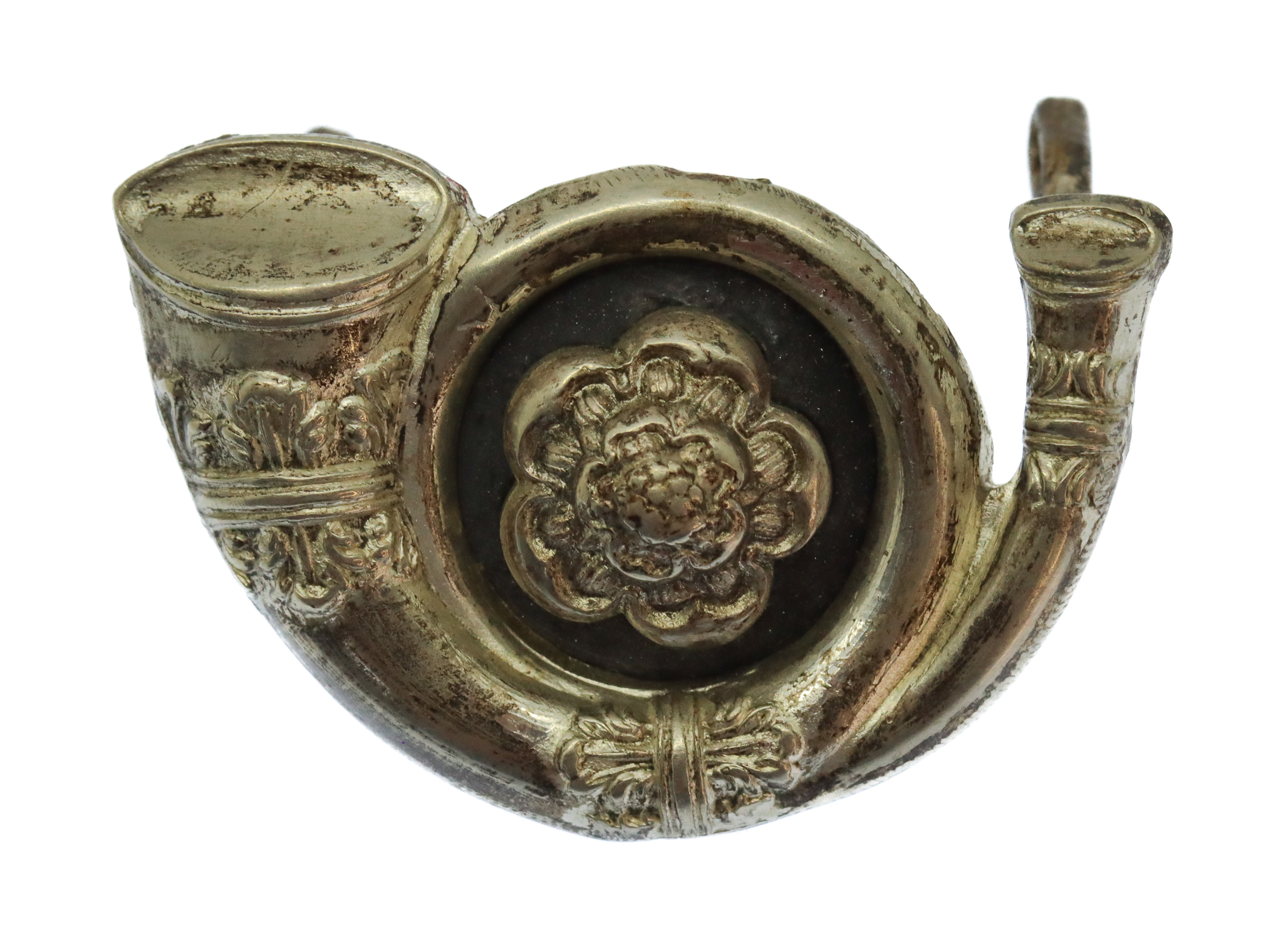 King's Own Yorkshire Light Infantry (K.O.Y.L.I.) Officer's Silvered Cap Badge