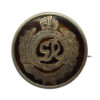 Royal Engineers Sterling Silver & Tortoiseshell Sweetheart Brooch