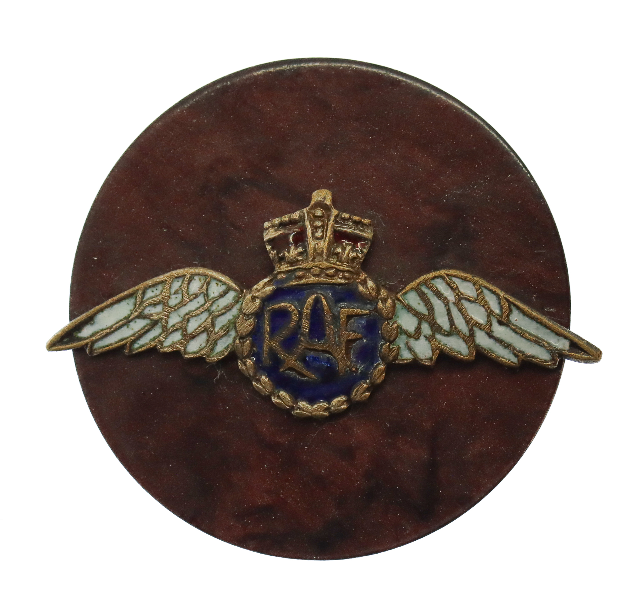 Royal Air Force (R.A.F.) Enamelled Sweetheart Brooch 