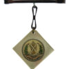 Queen's Own Cameron Highlanders Mother of Pearl Pendant Sweetheart Brooch