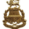 Singapore Military Forces Anodised (Staybrite) Cap Badge