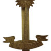 Royal West African Frontier Force (R.W.A.F.F.) Gilt Cap Badge