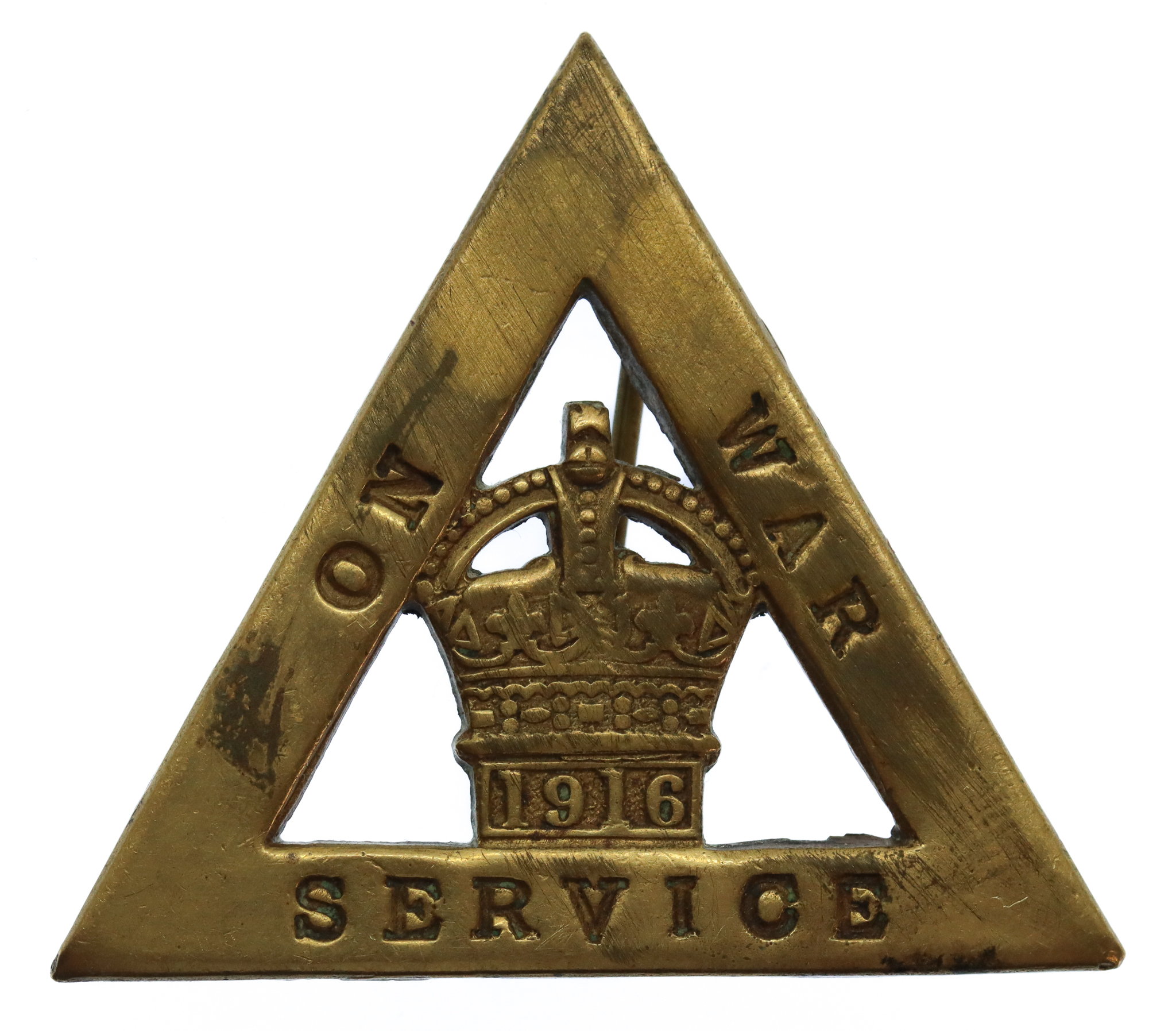 WW1 1916 On War Service Lapel Badge