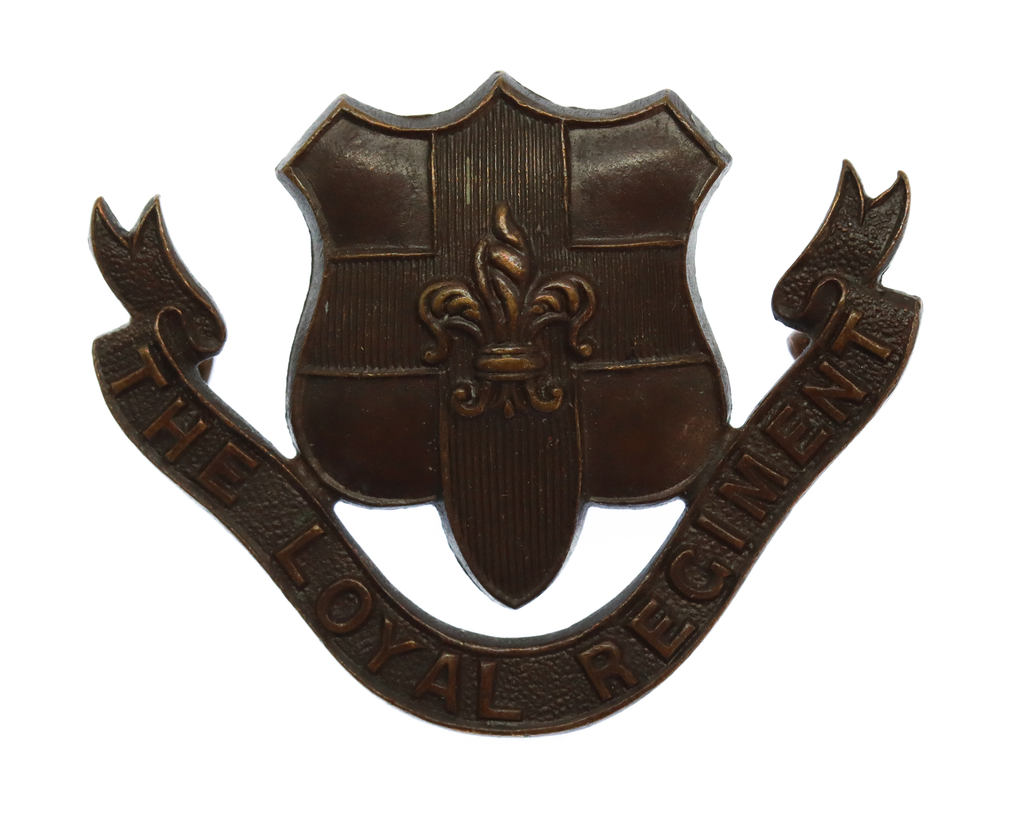 The Loyal Regiment Officer's Service Dress Collar Badge