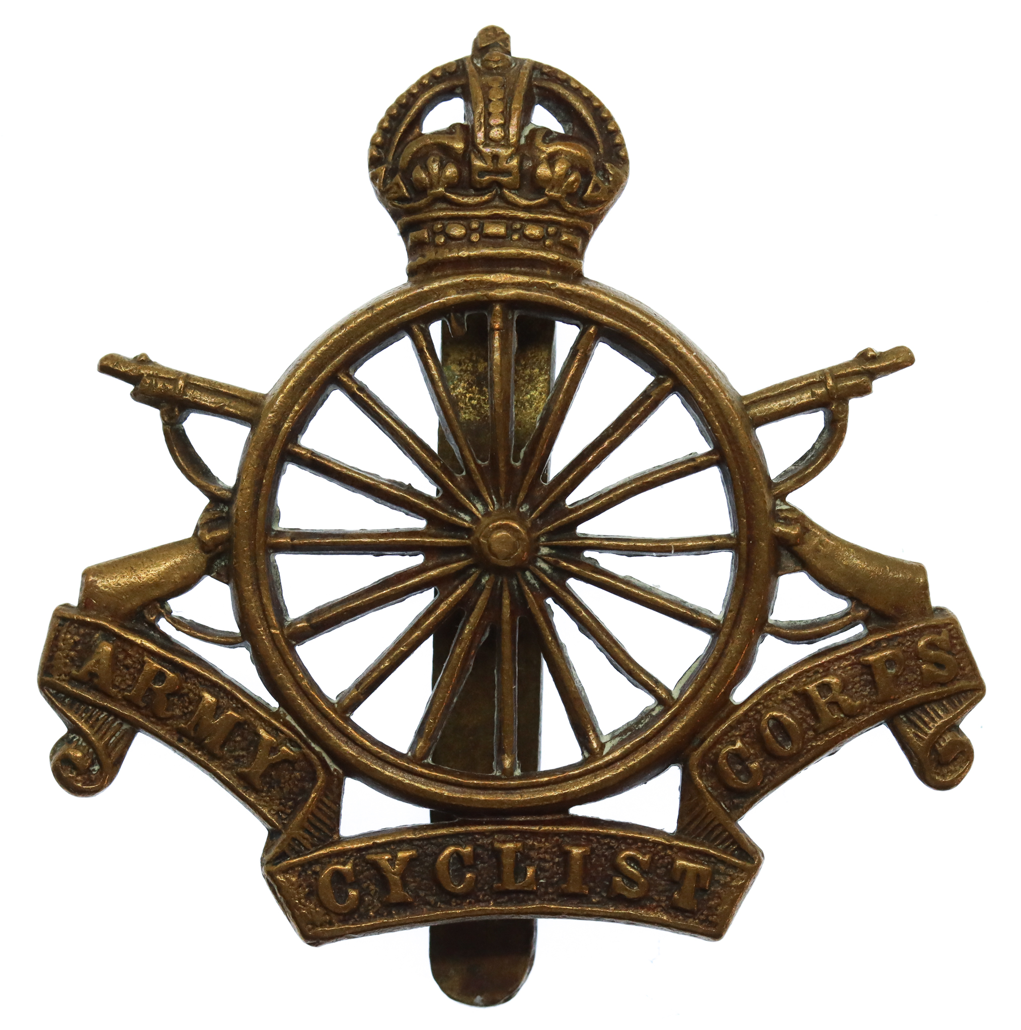 Army Cyclist Corps Cap Badge (16 Spokes)