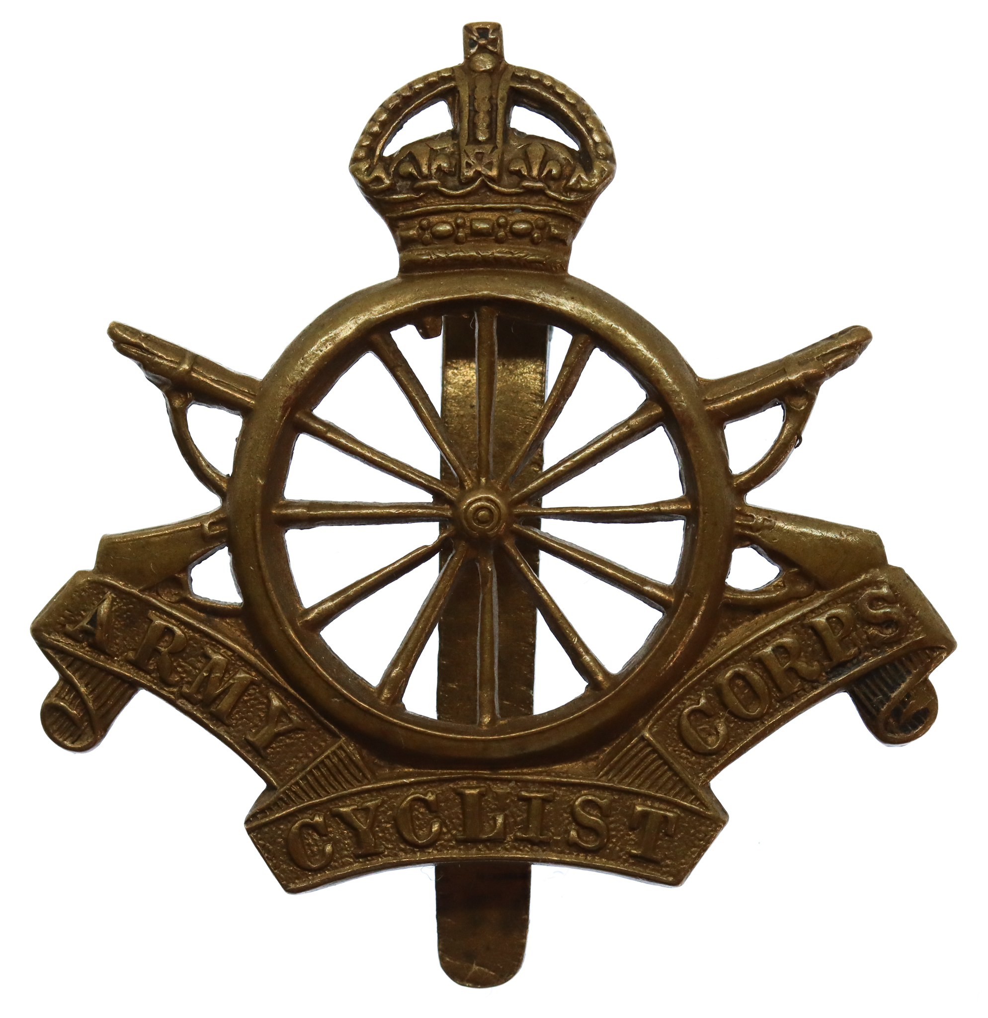 Army Cyclist Corps Cap Badge (12 Spokes)