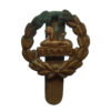Gloucestershire Regiment Brass Back Cap Badge