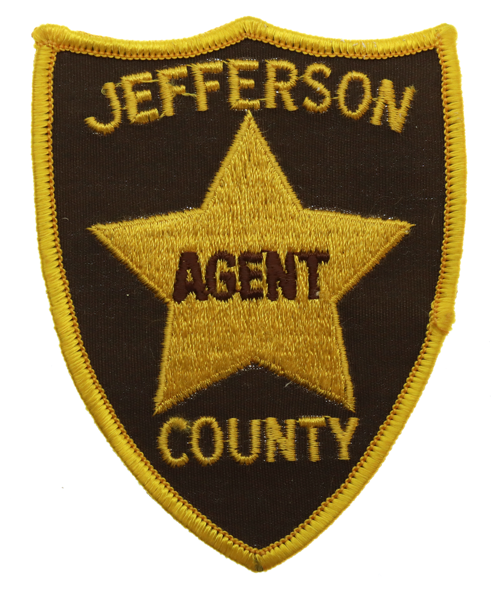 United States Jefferson County Agent Cloth Patch Badge