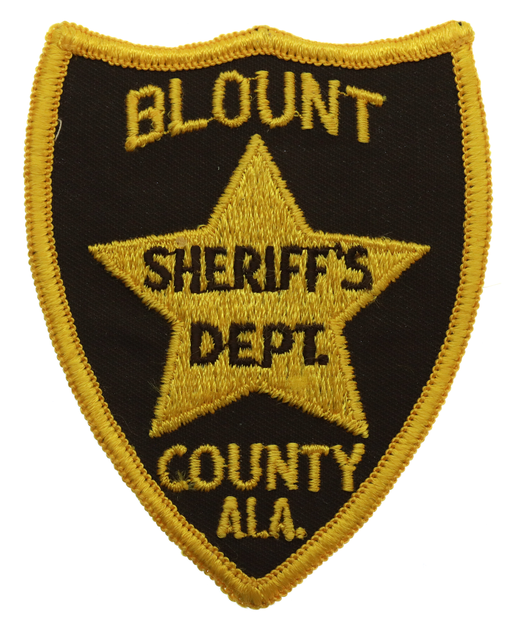 United States Blount County ALA. Sheriff's Dept. Cloth Patch Badge