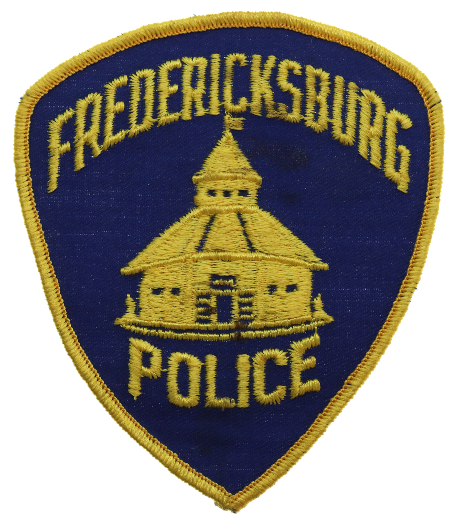 United States Fredericksburg Police Cloth Patch Badge