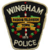 Canadian Wingham Police Cloth Patch Badge