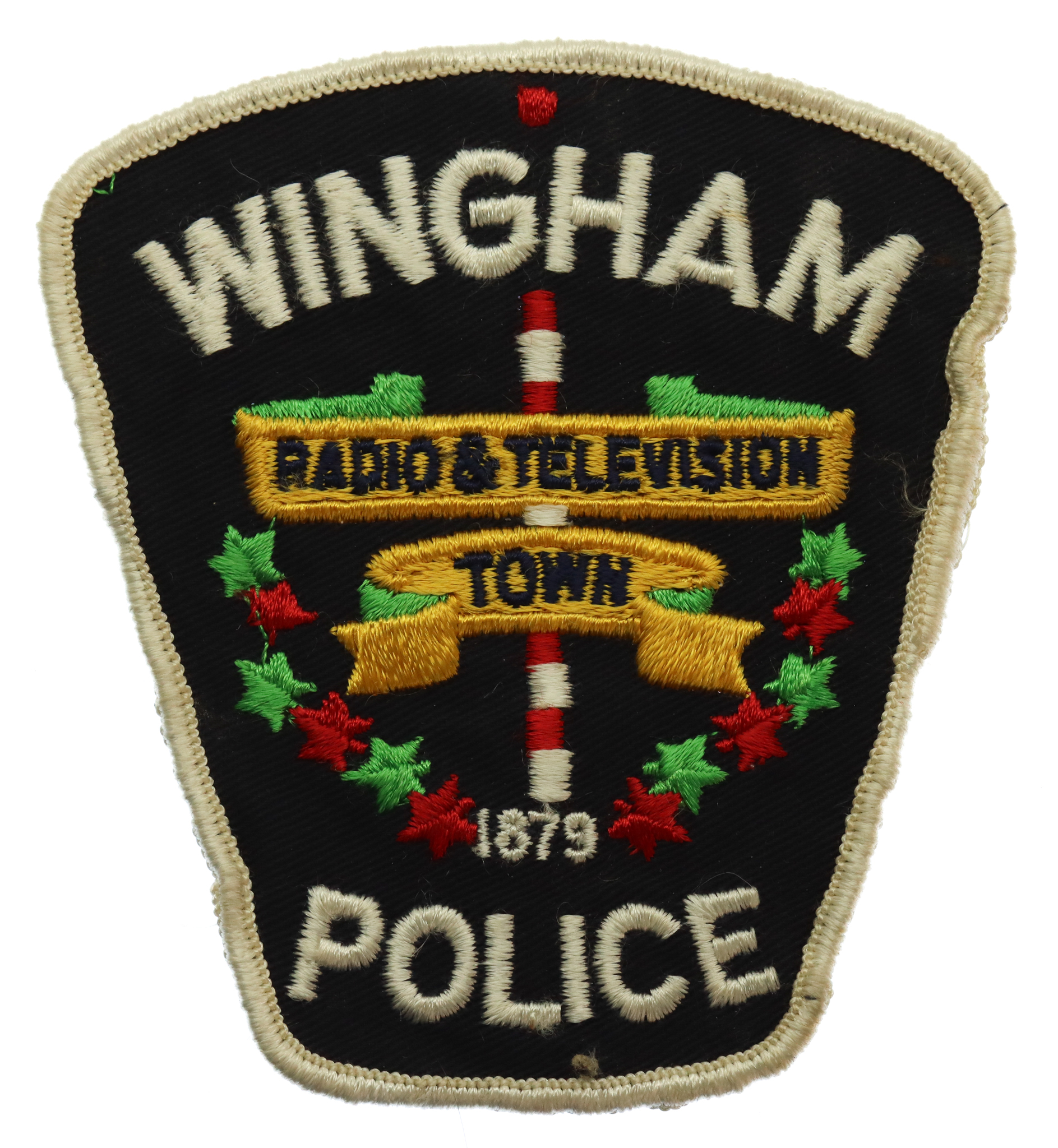 Canadian Wingham Police Cloth Patch Badge