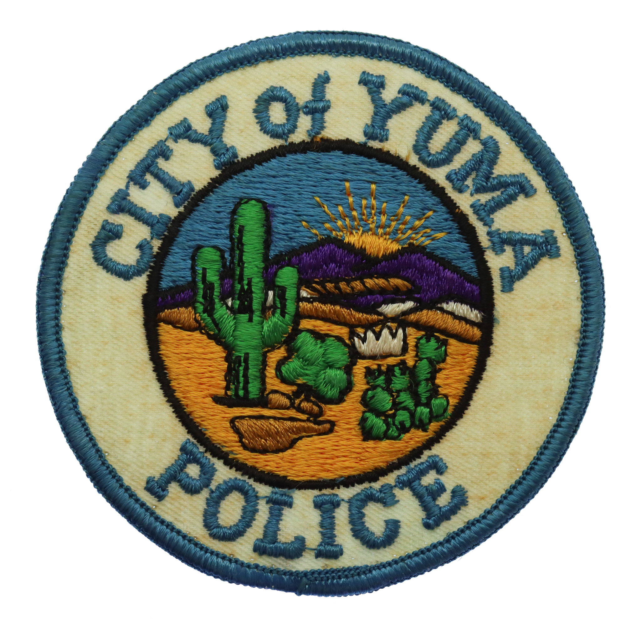 United States City of Yuma Police Cloth Patch Badge