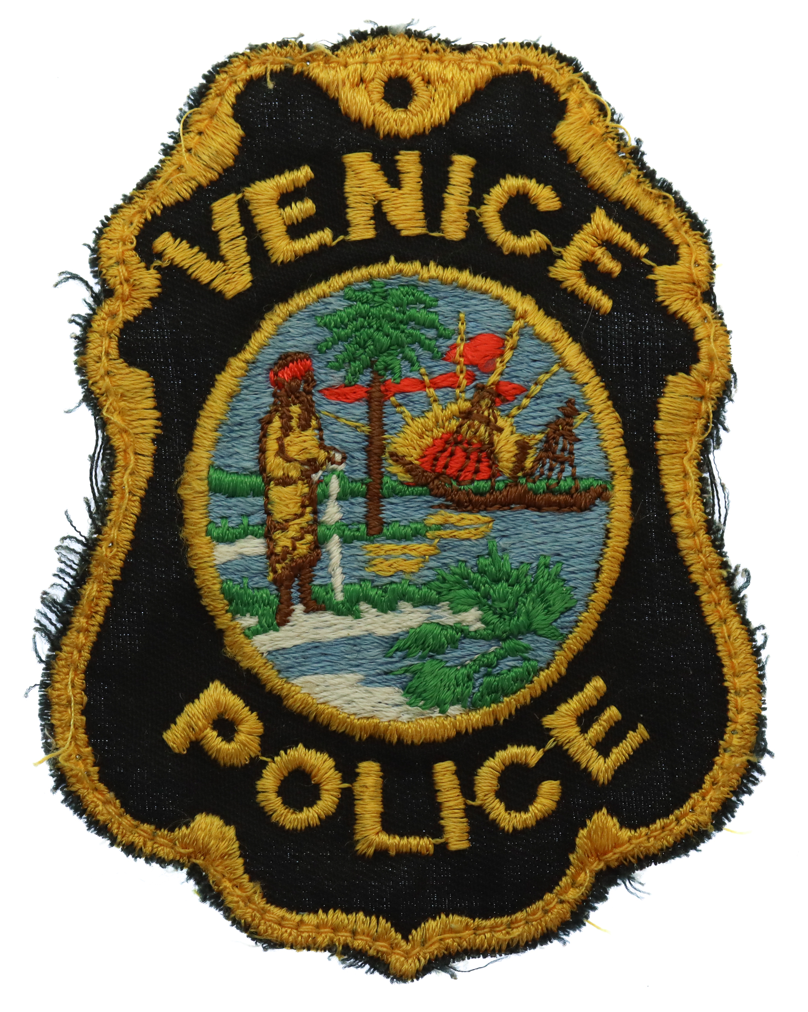 United States Venice Police Cloth Patch Badge