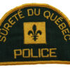 Canadian Surete Du Quebec Police Cloth Patch Badge
