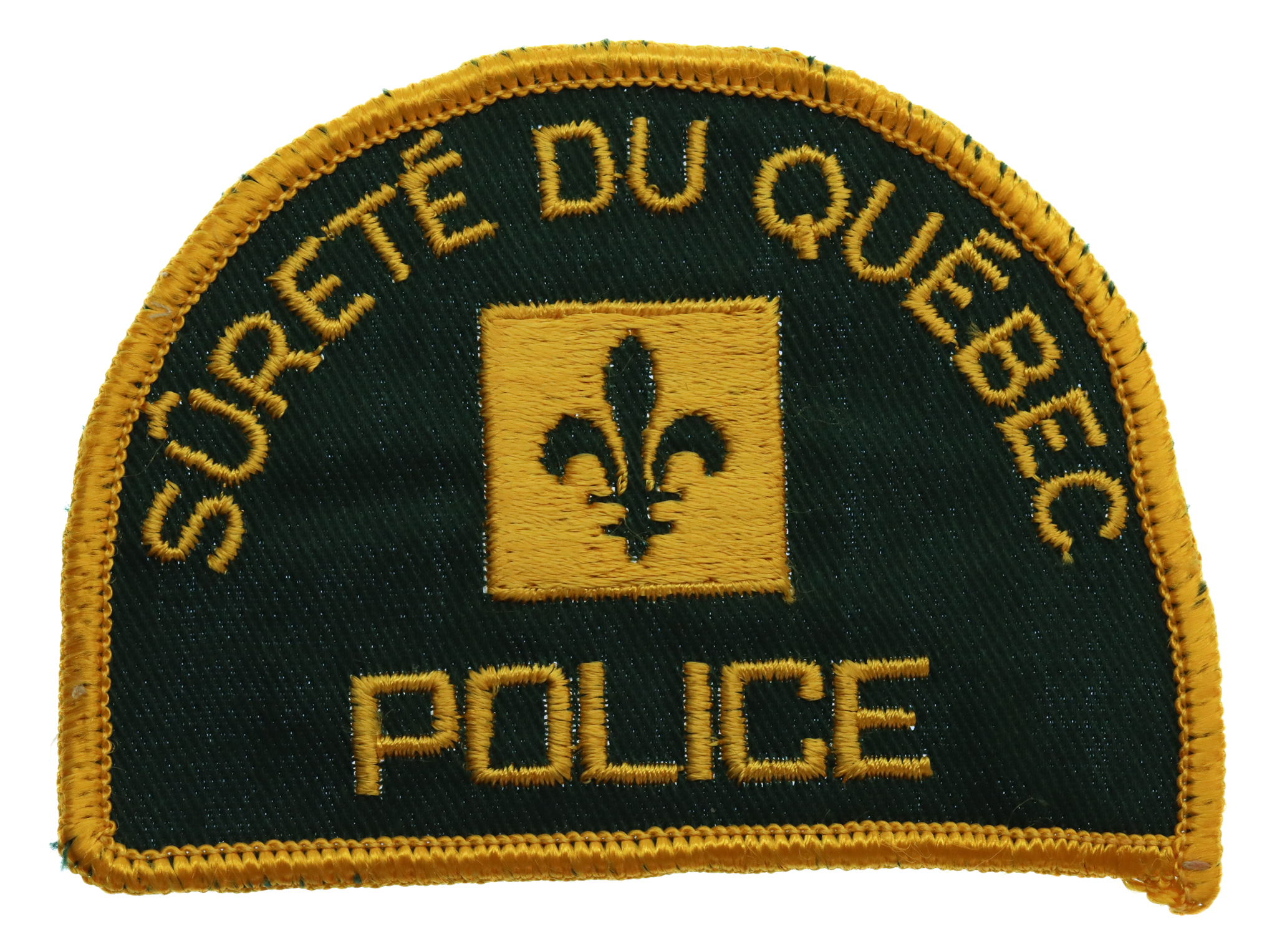 Canadian Surete Du Quebec Police Cloth Patch Badge