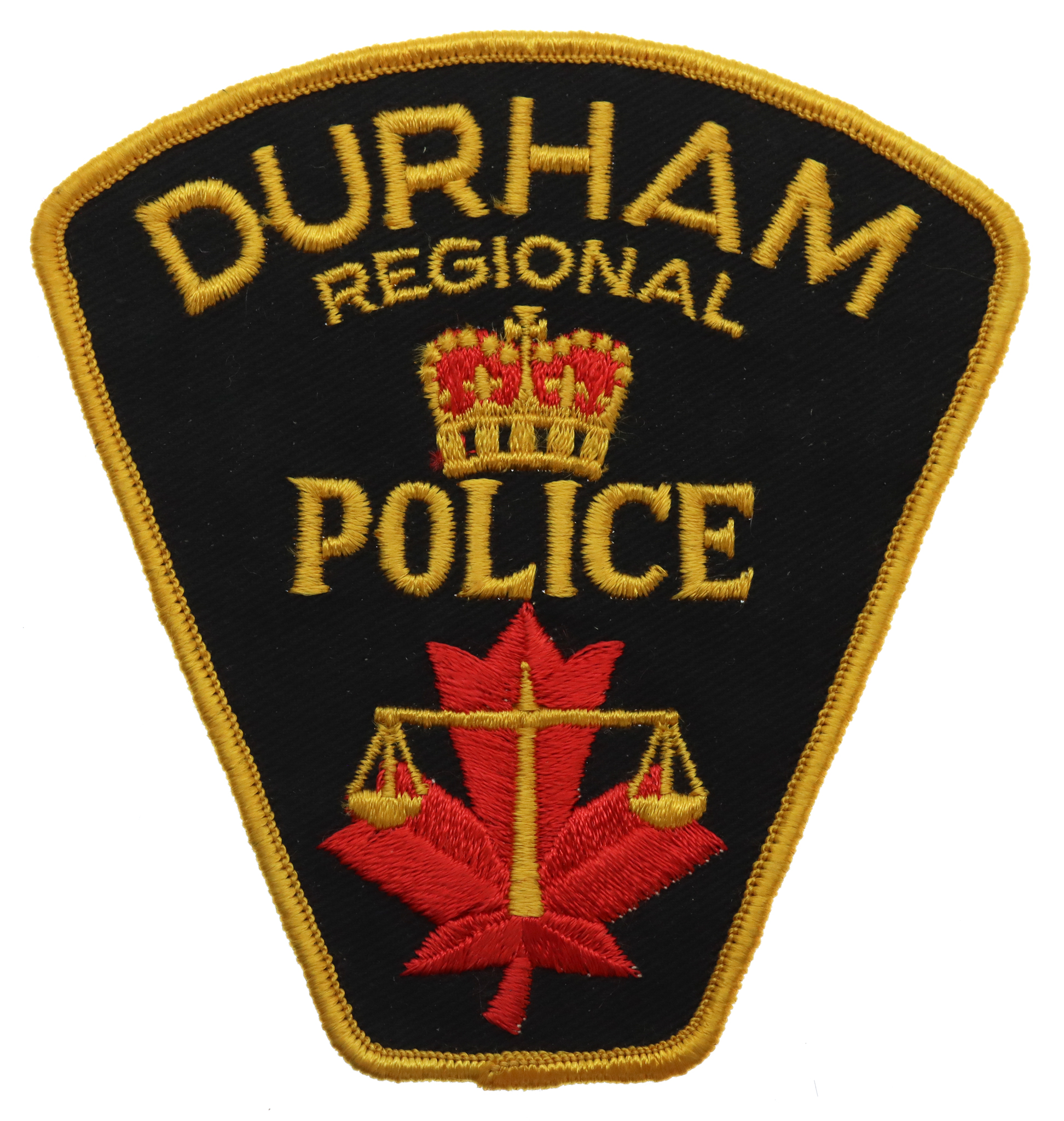Canadian Durham Regional Police Cloth Patch Badge