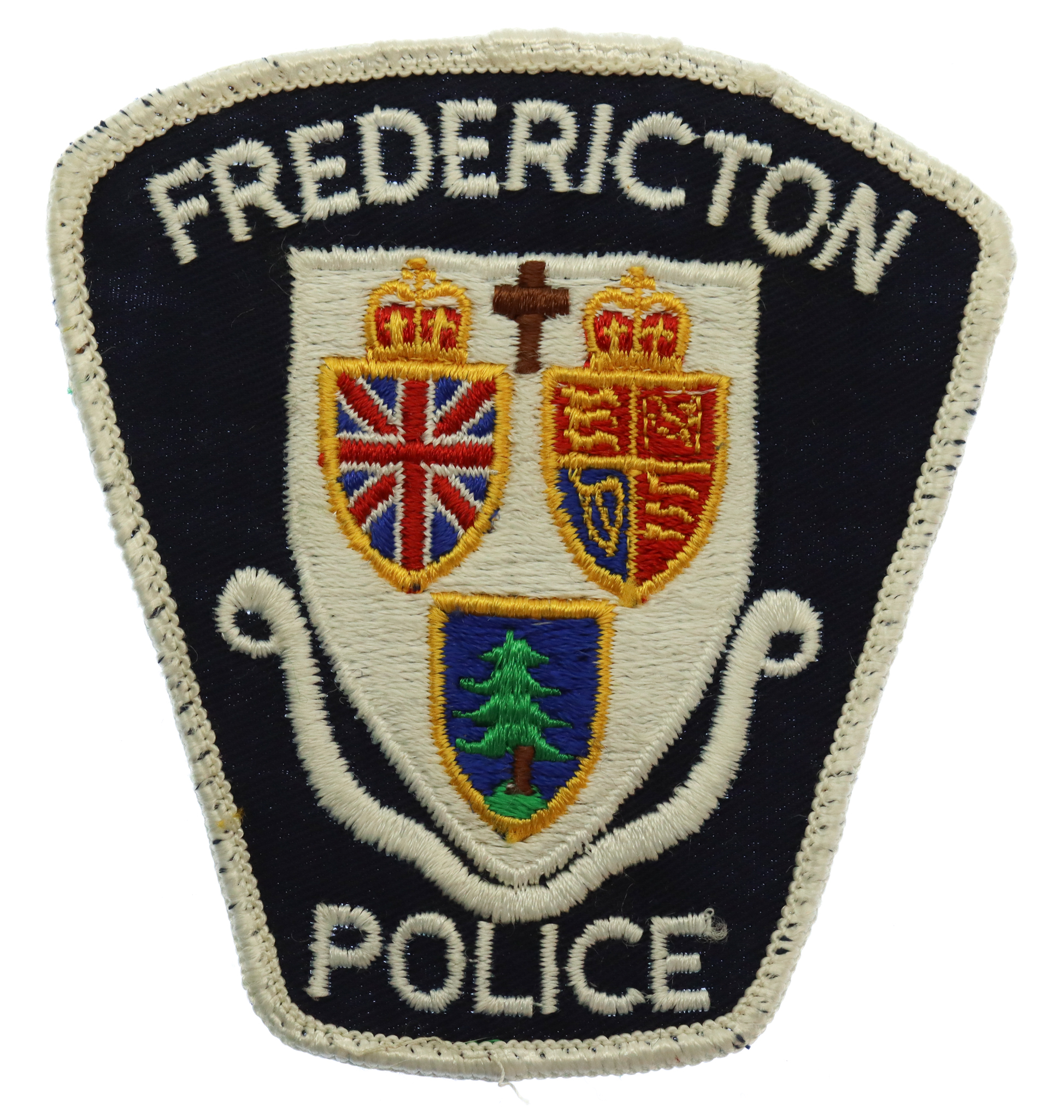 Canadian Fredericton Police Cloth Patch Badge