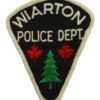Canadian Wiarton Police Dept. Cloth Patch Badge