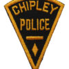 United States Chipley Police Cloth Patch Badge
