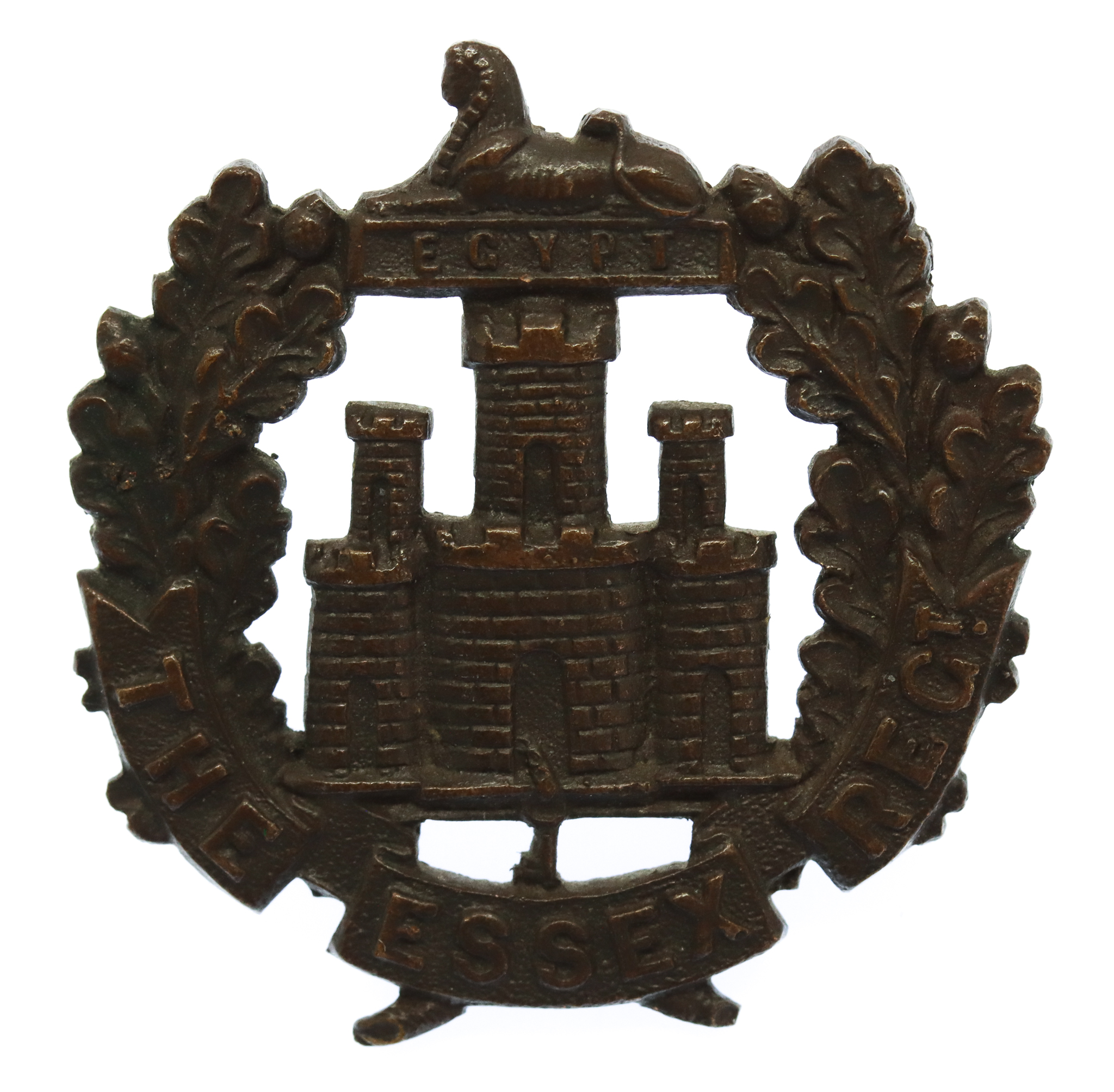 Essex Regiment Officer's Service Dress Cap Badge