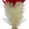 Royal Regiment of Fusiliers Anodised (Staybrite) Cap Badge with Feather Hackle