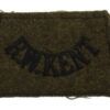 Royal West Kent Regiment (R.W.KENT) Cloth Slip On Shoulder Title