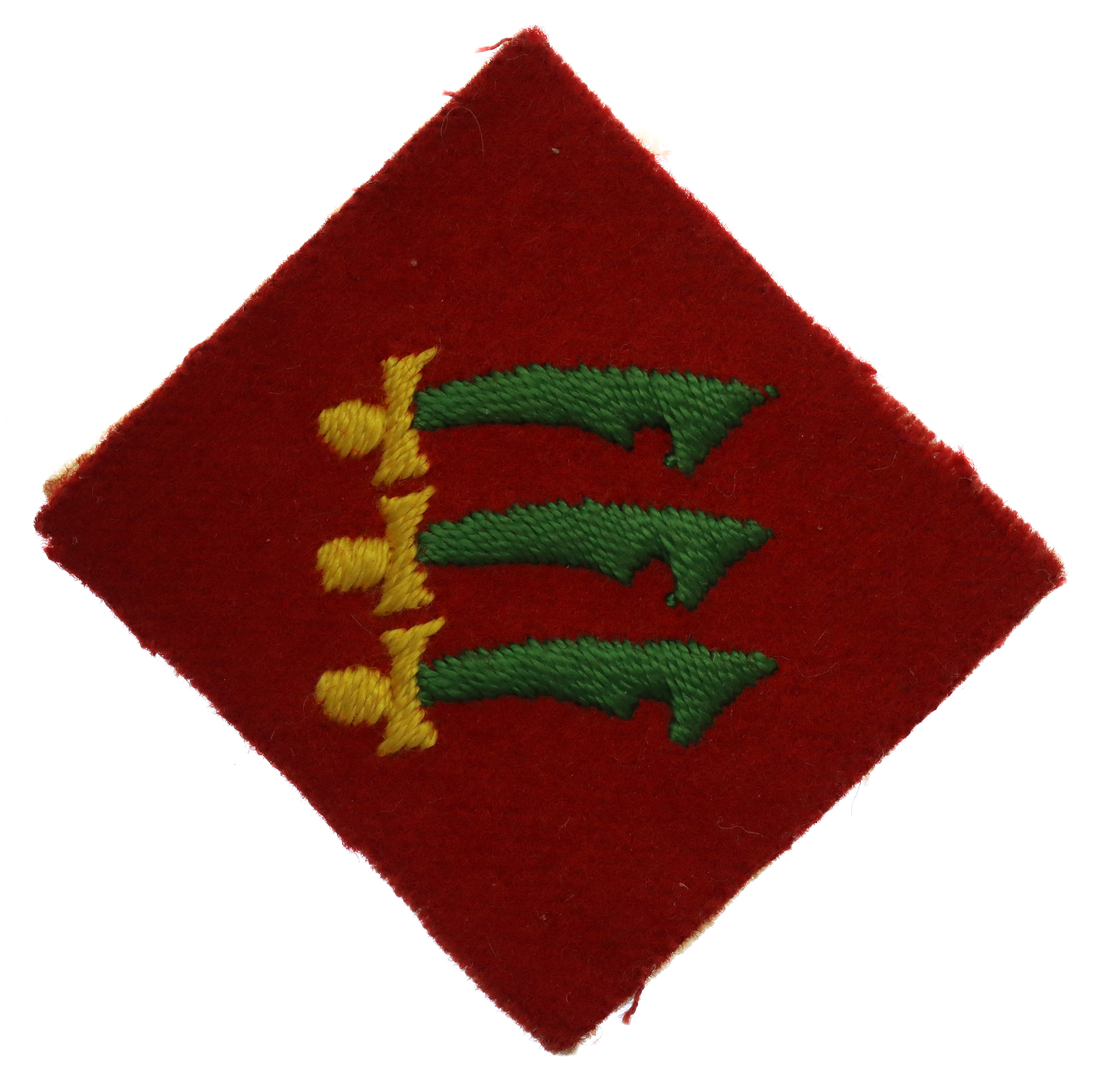 147th & 304th (Essex Yeomanry) Field Regiment Royal Artillery Cloth Formation Sign 