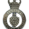 Dewsbury Borough Police Cap Badge - Queen's Crown