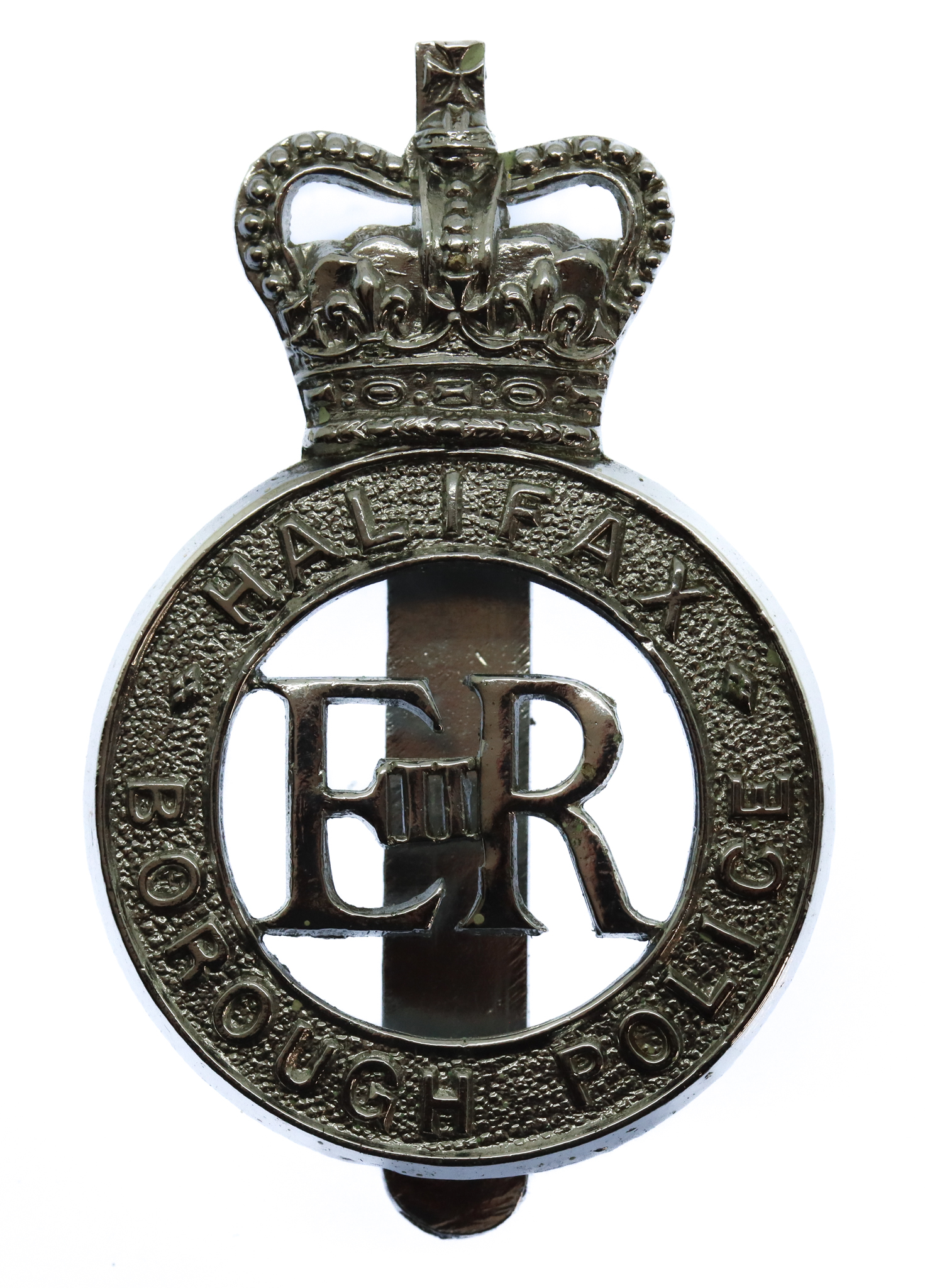 Halifax Borough Police Cap Badge - Queen's Crown