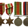 WW2 Territorial Efficiency Medal Group of Six - Gnr. F.G.E. Glenister, Royal Artillery