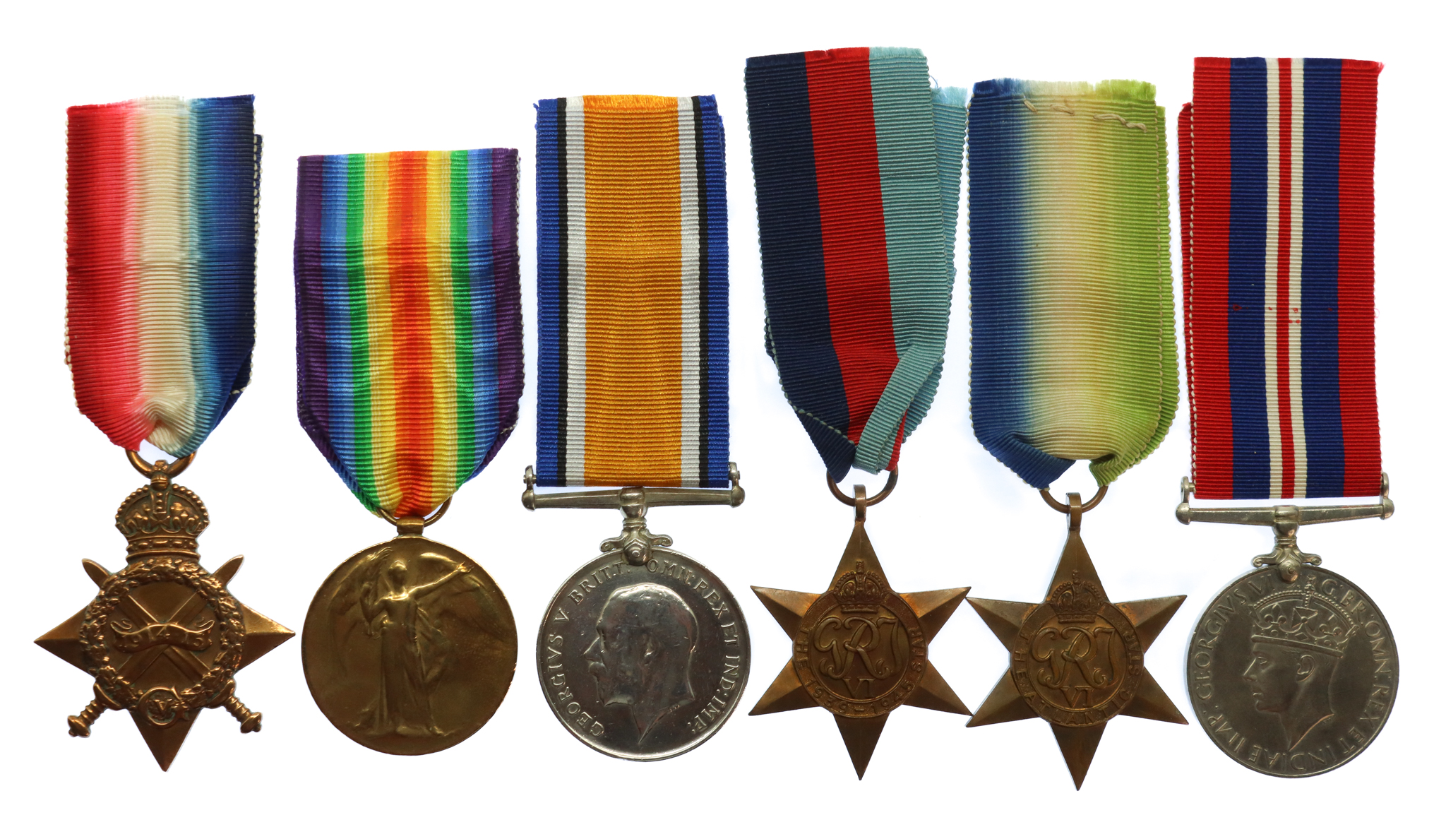 WW1 and WW2 HMS Courageous Casualty Medal Group - C.L. Brooks, E.R.A. 1Cl. Royal Navy - K.I.A. - 17/9/39
