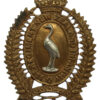 1st Regiment New Zealand Infantry (Canterbury) Bi-metal Cap Badge - King's Crown