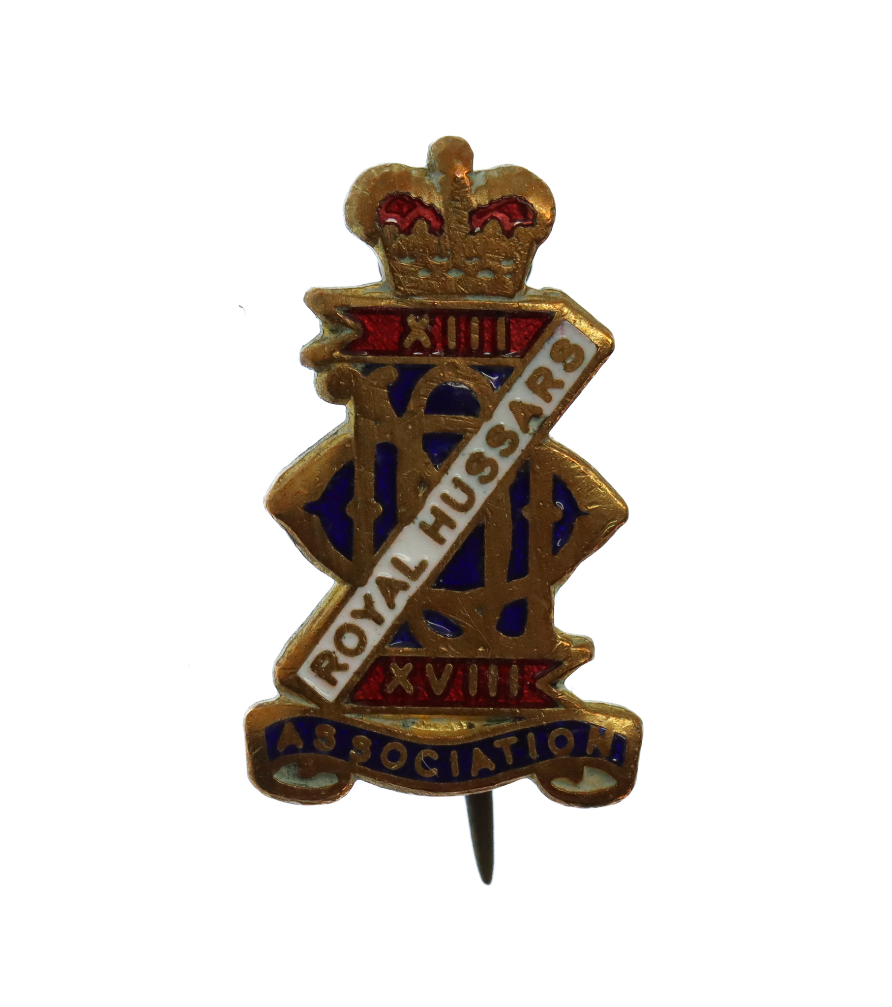13th/18th Royal Hussars Association Lapel Pin Badge