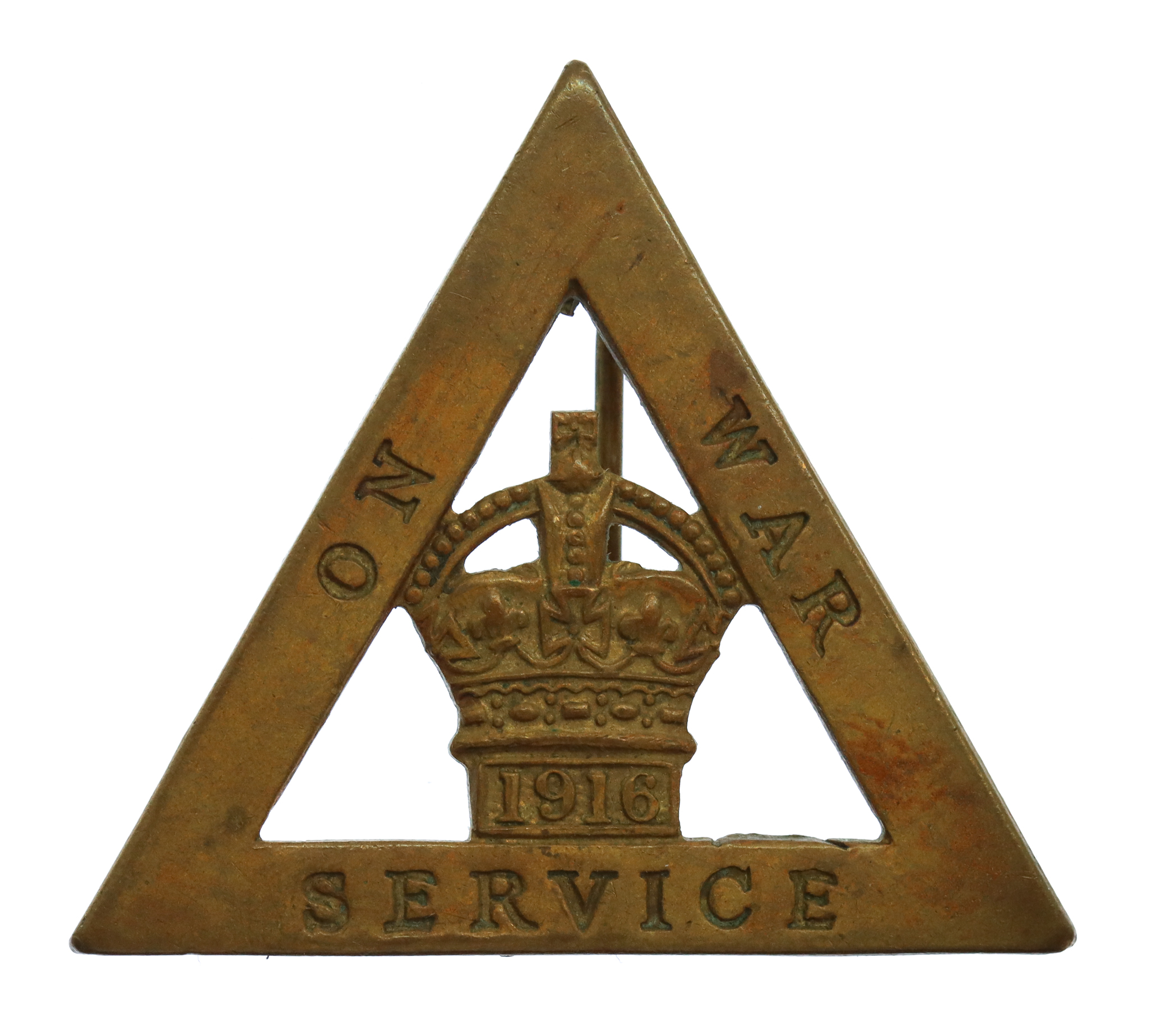 WW1 1916 On War Service Lapel Badge
